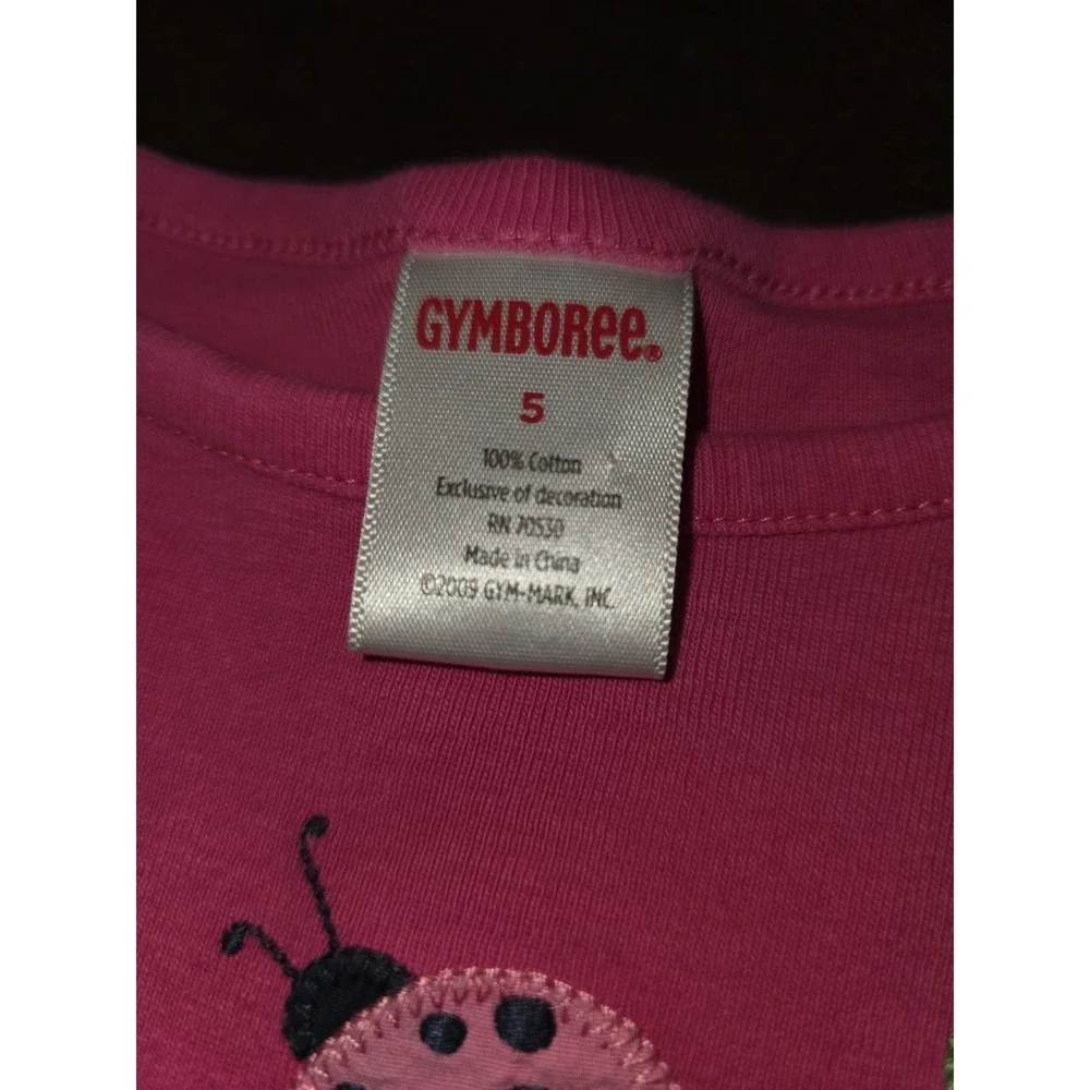 Gymboree garden friends‎ ladybug butterfly top size 5 long sleeve